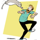 Illustration for article titled Artist drew himself and his cat in 100 different cartoonists' styles